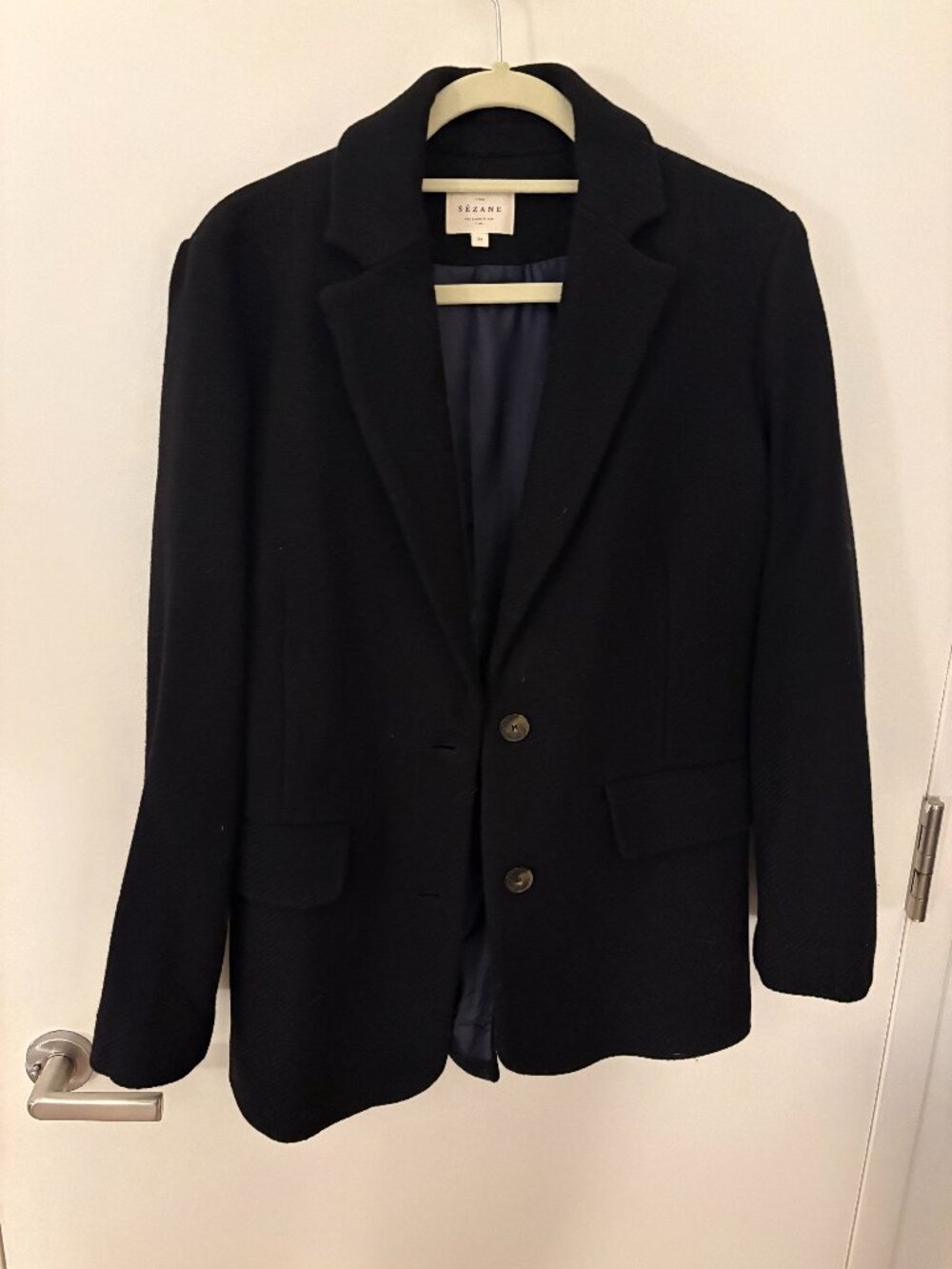 Sezane Black Wool Blazer Size 34 (XS)